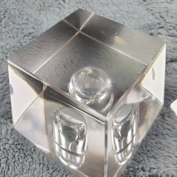 Bohemia Glass MCM VTG Czechoslovakia Crystal Candle Stick Holders Pair Orig. Box - Picture 4 of 17